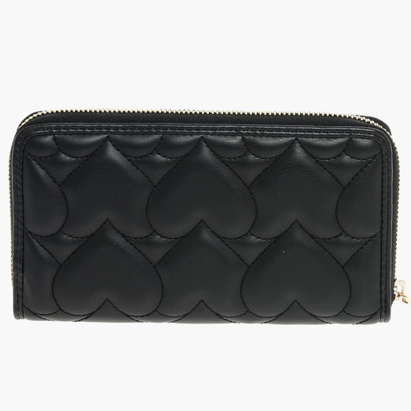 NWT Love Moschino Women's Quilted Heart Pattern wallet - Picture 3 of 6